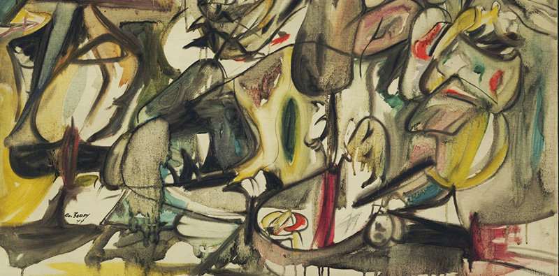 Arshile Gorky The Leaf of the Artichoke Is an Owl 1944 © 2022 The Arshile Gorky Foundation - Artists Rights Society (ARS), New York 