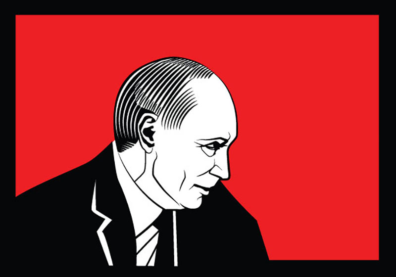 Le Président Vladimir Poutine par VectorPortal - Creative Commons Attribution