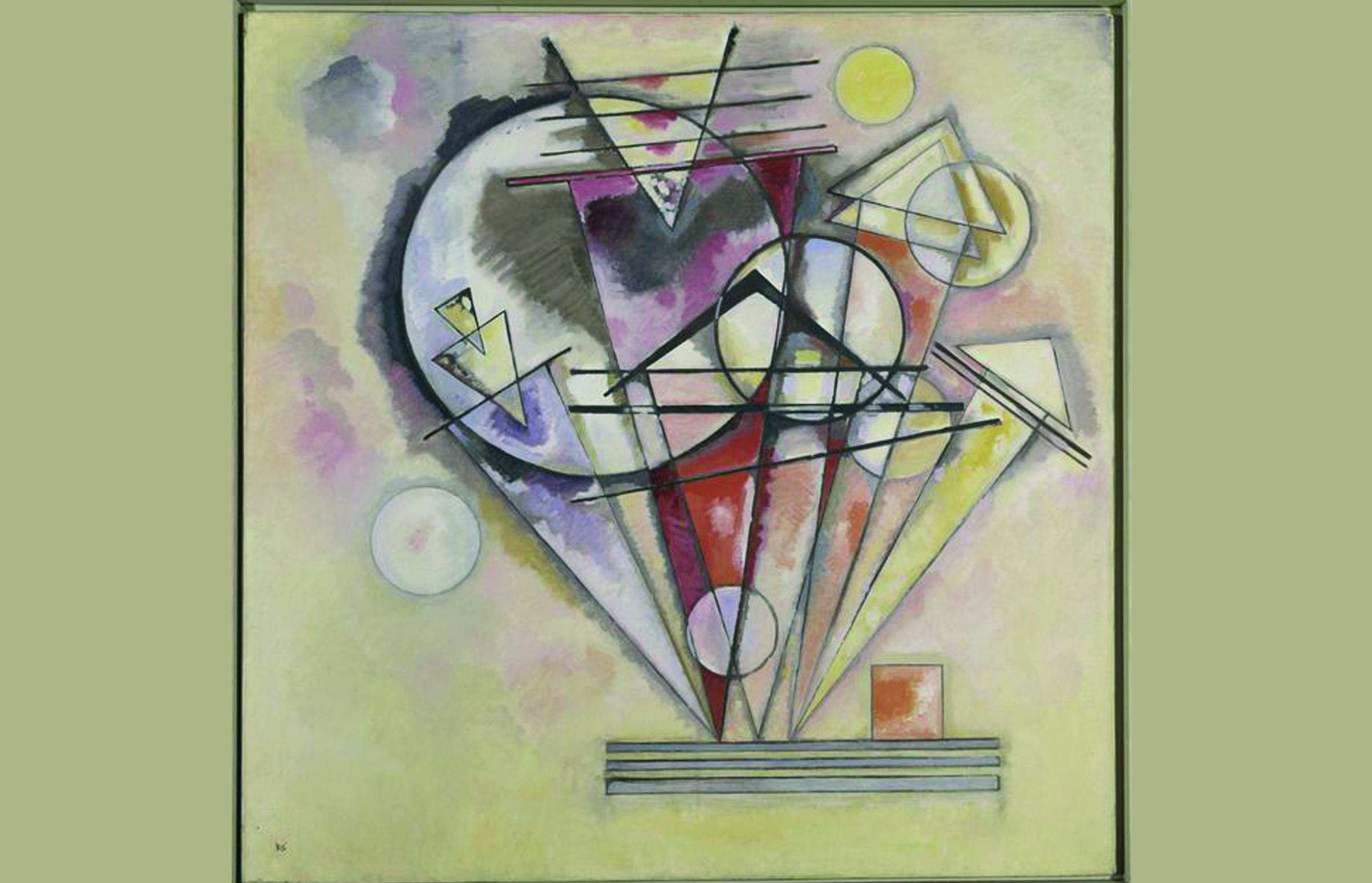  Auf Spitzen (Sur les pointes)  1928 - Vassily Kandinsky -Centre Pompidou