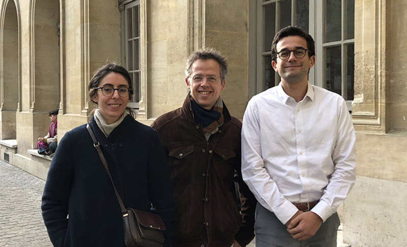 L’équipe du CIENS - de gauche à droite : Maïlys Mangin, Pierre Ramond, Frédéric Gloriant