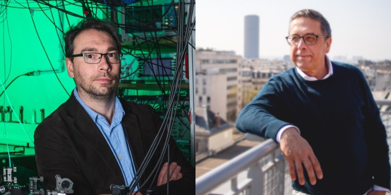 Julien Laurat et Javier Esteban Escartin Guiral © CNRS 