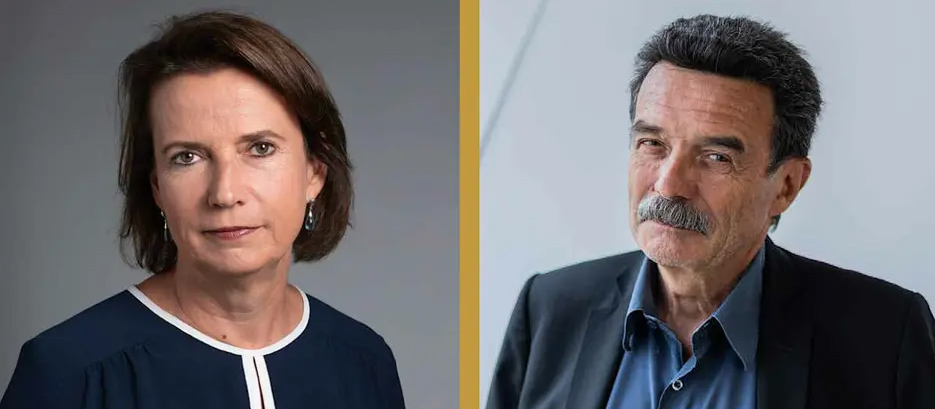 Claire Hédon et Edwy Plenel