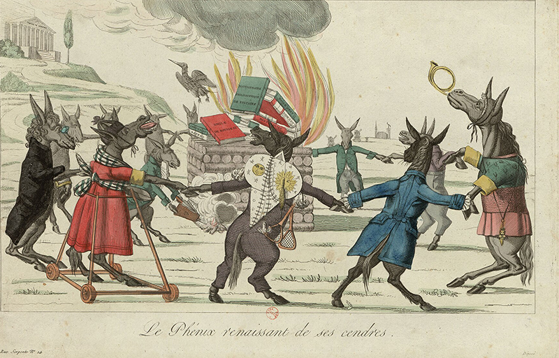 Illustration : Le Phénix renaissant de ses cendres [Estampe], Paris, 1795-1799, Bibliothèque nationale de France, département des Estampes et de la Photographie © BnF