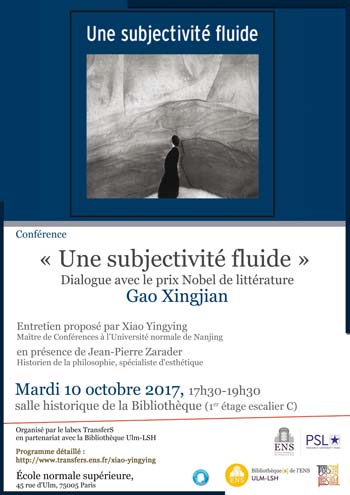 Affiche-Dialogue avec Gao Xingjian 