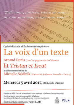 Affiche Voix d'un texte