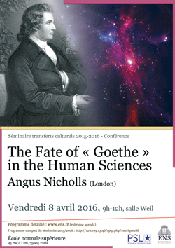 Affiche fate of goethe