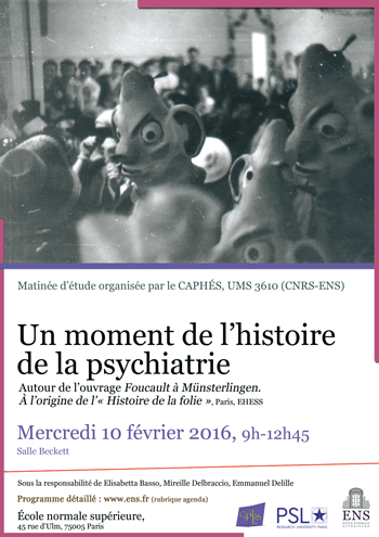 Affiche moment histoire psychiatrie