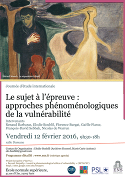 Affiche vulnérabilité