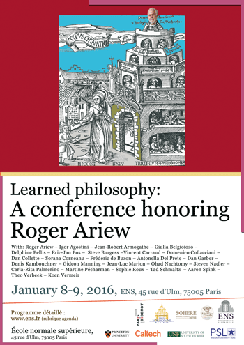 Affiche Roger Ariew