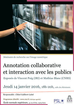 Affiche annotation collaborative