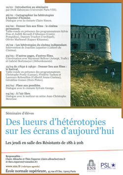 Affiche lueurs heterotopies