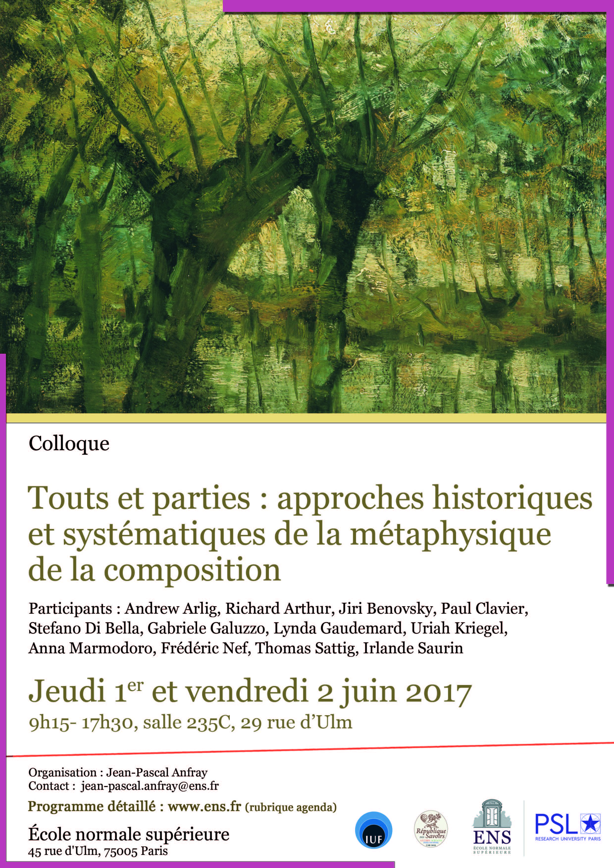  	Juin 1 2017 Affiche Metaphysique composition