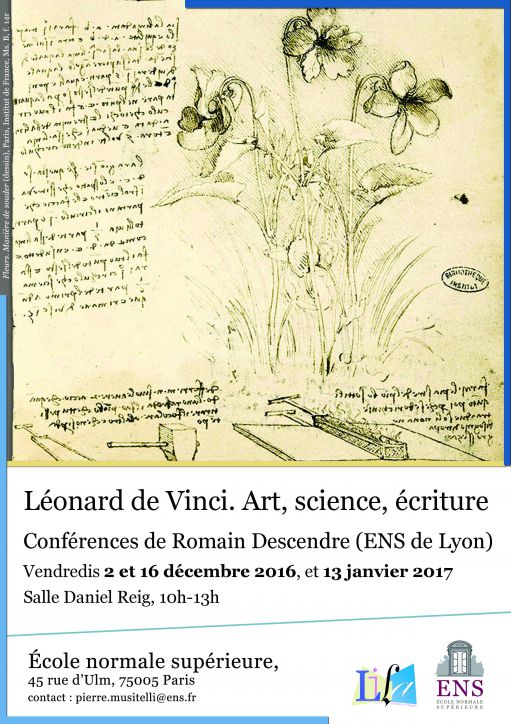 Affiche Léonard de Vinci