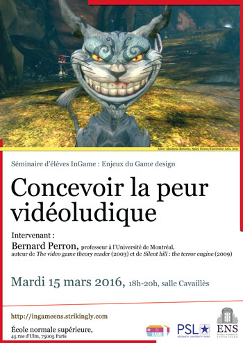 Affiche concevoir la peur
