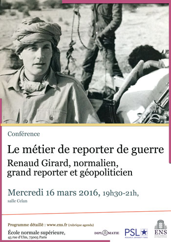 Affiche Renaud Girard