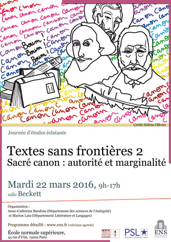 Affiche Textes sans frontières