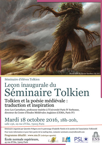 Affiche séminaire Tolkien