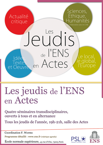 Affiche jeudis en actes