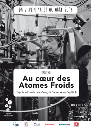 Affiche au coeur des atomes froids