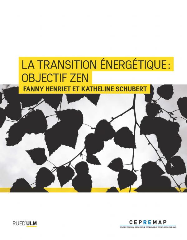 La transition énergétique - couverture
