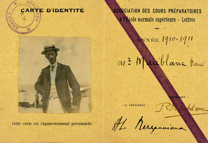 Carte d'identité René Maublanc