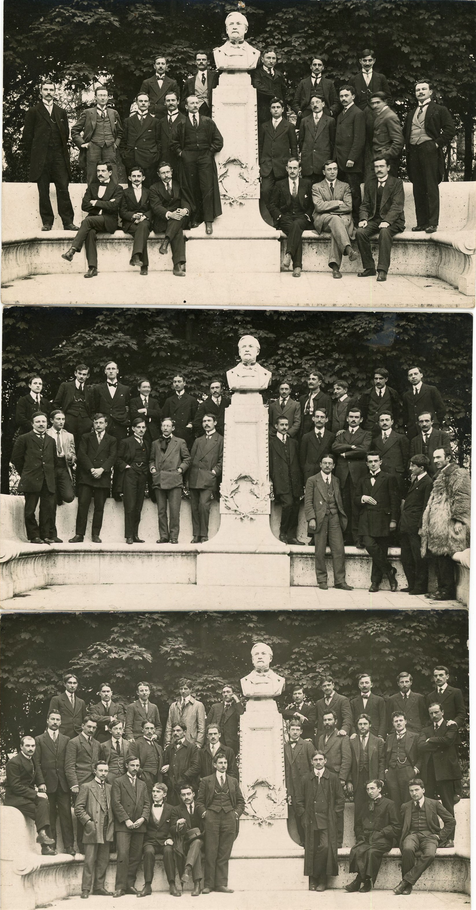 Photos de groupes d'élèves de l'année 1911-1912 - Maison Rouillac