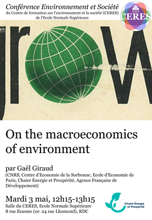 Affiche CERES macroeconomics