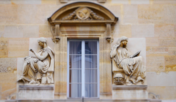 Fronton de l'ENS