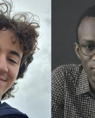 Gaspard Genuys et Mamoudou Guissé